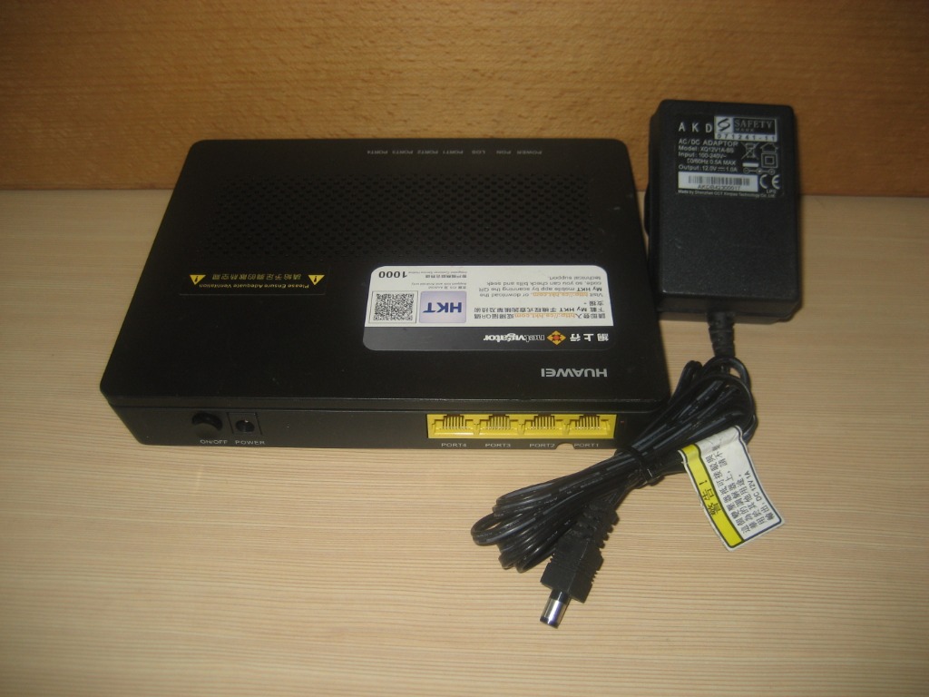 HUAWEI 華為 EchoLife HG8040H 光纖 WiFi Modem Router 適合還機 HKT PCCW 電訊盈科 網上行