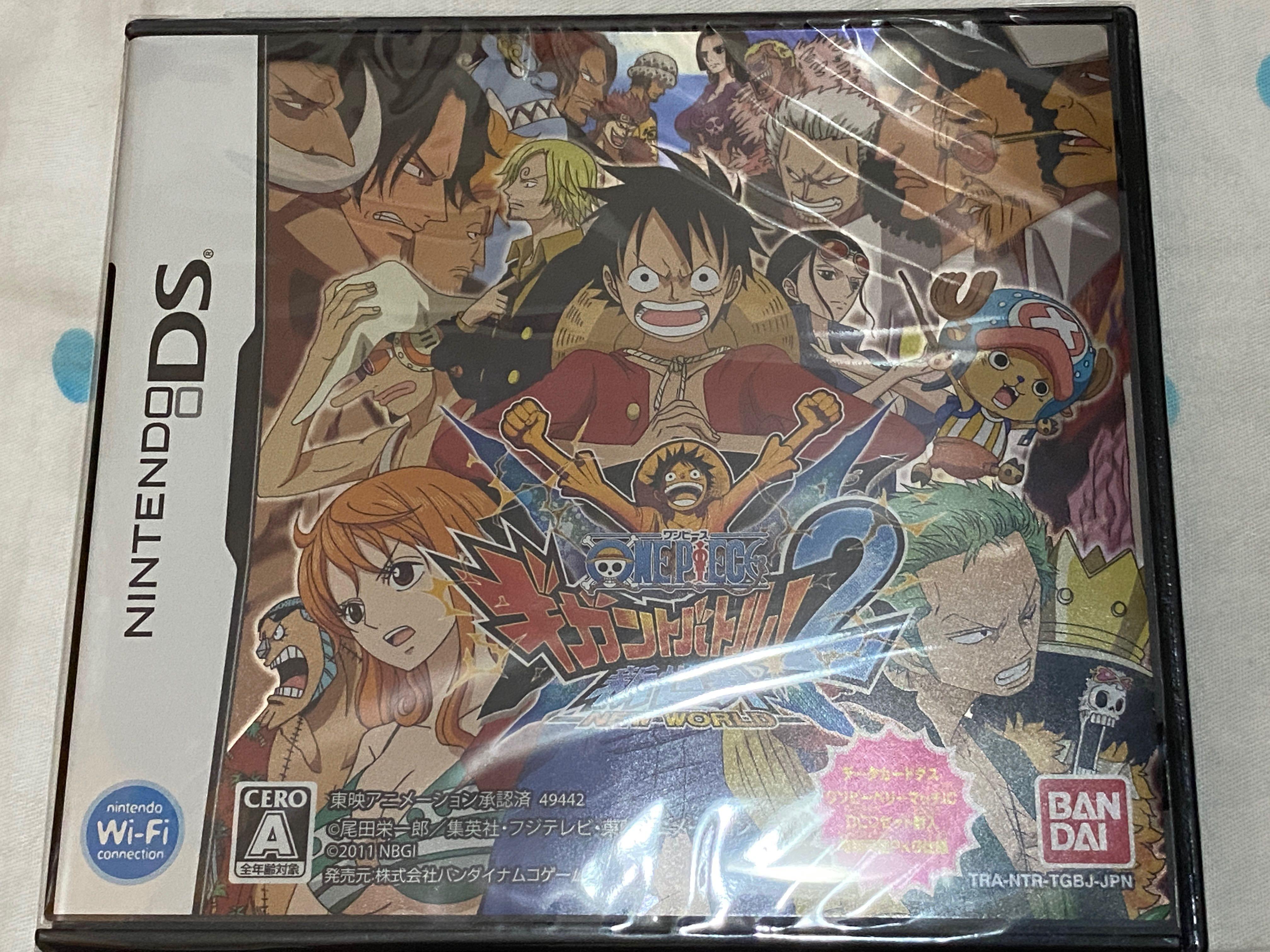 日版全新未開封原裝密封包裝紙包住nds One Piece 海賊王2 新世界編 遊戲機 遊戲機遊戲 Carousell