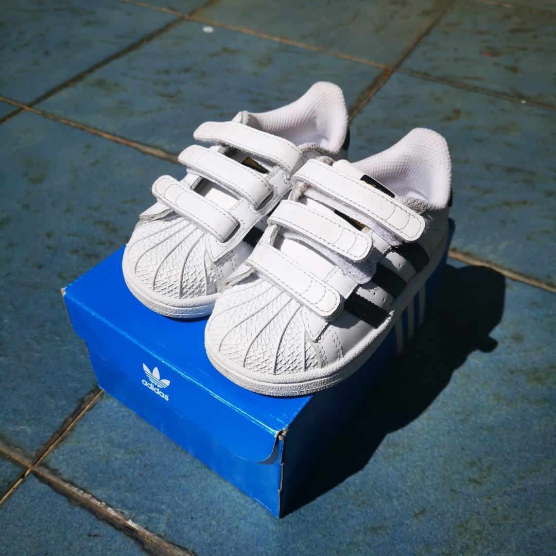 adidas superstar kids velcro