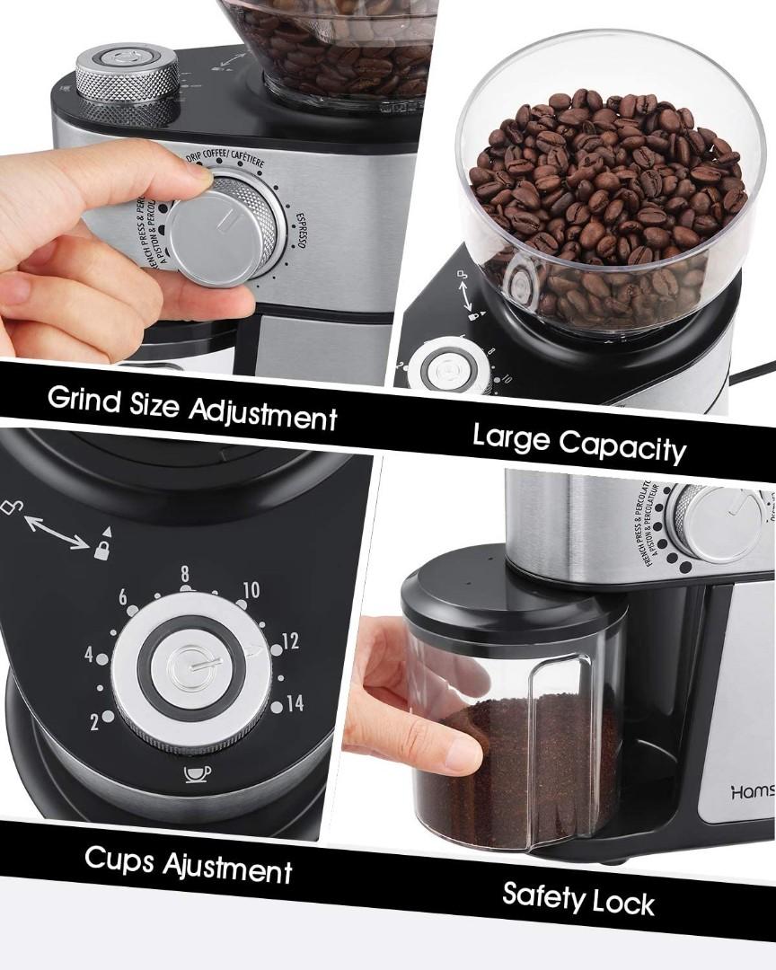 AICOK Coffee Grinder, TV & Home Appliances, Kitchen Appliances, Coffee