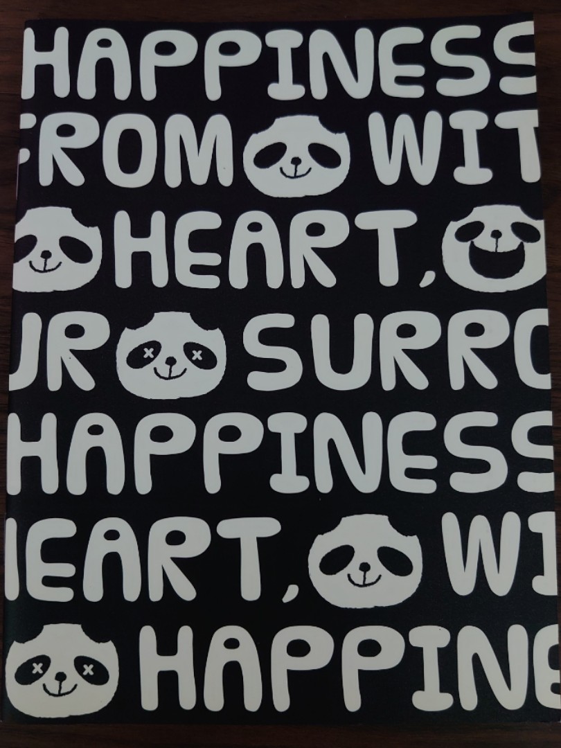 Artbox notebook panda, Hobbies & Toys, Stationery & Craft, Stationery