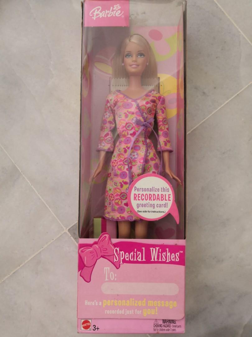 Barbie Special Wishes Doll with Recordable Greeting Card