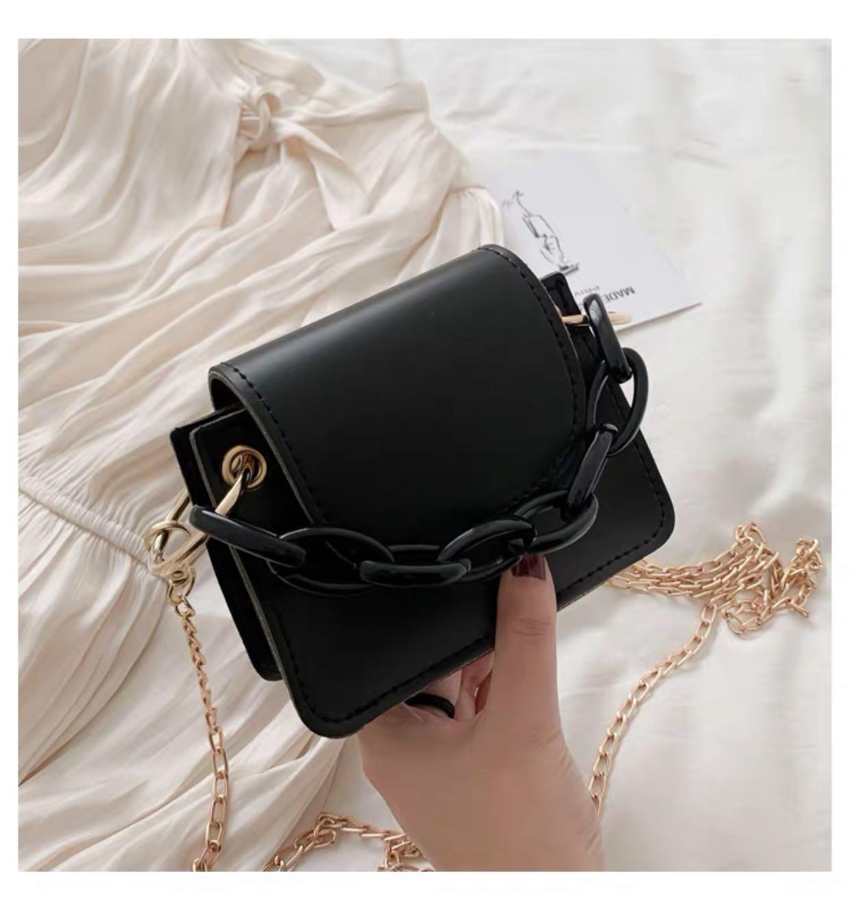 black mini crossbody purse