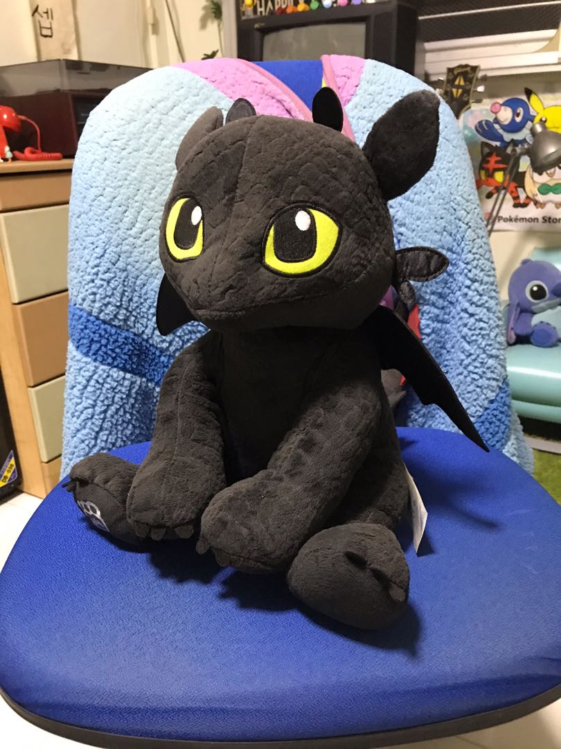 Build a bear toothless night fury plush Hobbies Toys Toys