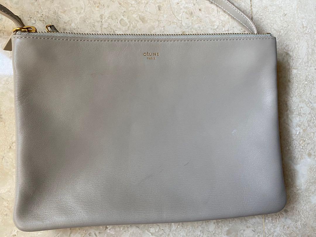 Celine trio clearance bag grey
