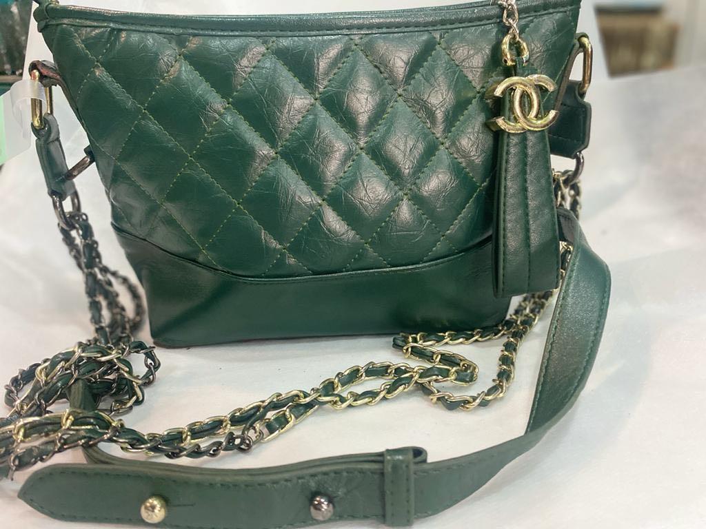 Chanel Gabrielle green, Women's Fashion, Bags & Wallets, Purses & Pouches  on Carousell