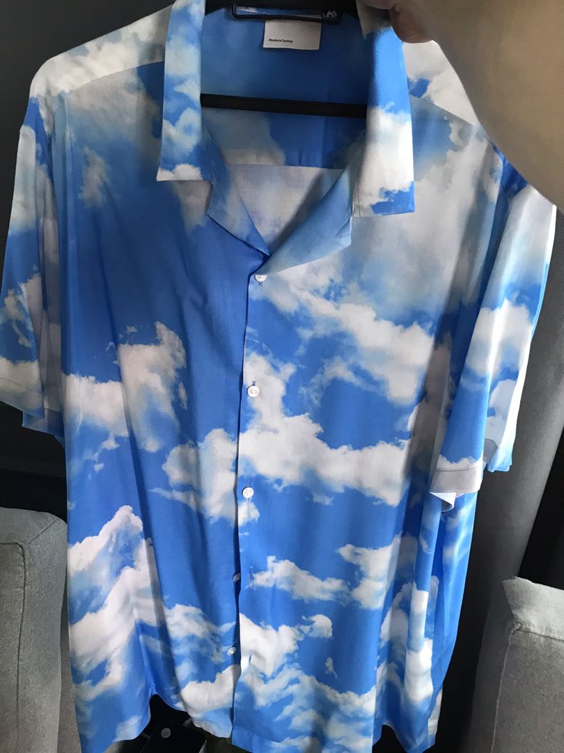 Cloud Asos Short sleeve button shirt Brand New XL not louis vuitton lv men  unisex, Men's Fashion, Tops & Sets, Formal Shirts on Carousell