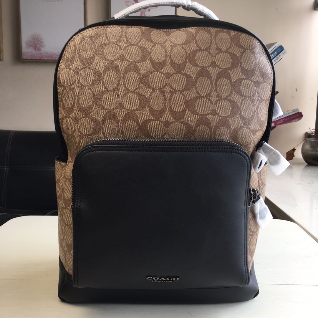Graham backpack outlet in signature canvas