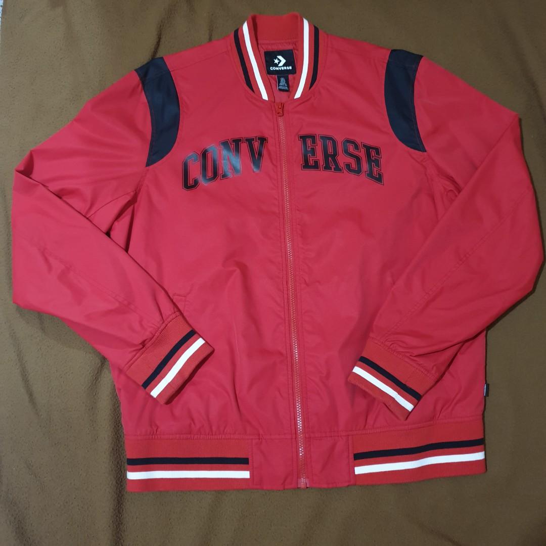 pink converse jacket