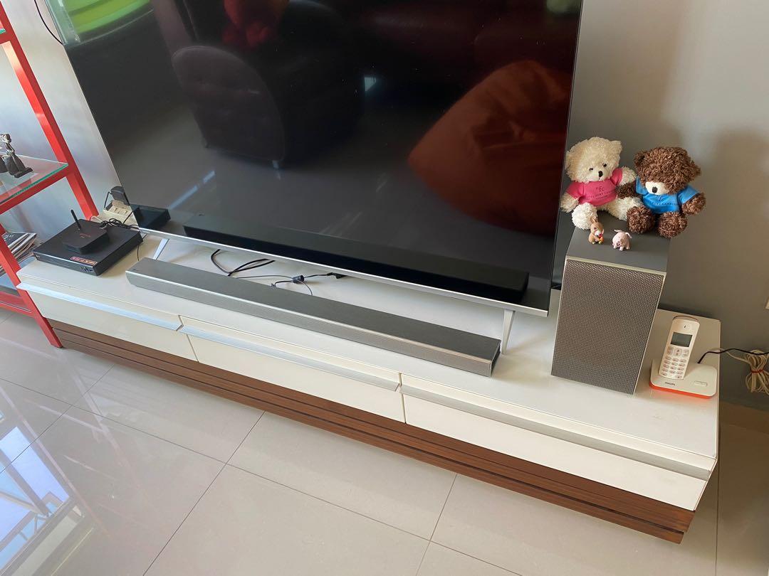 Designer tv console, Furniture & Home Living, Furniture, TV Consoles on