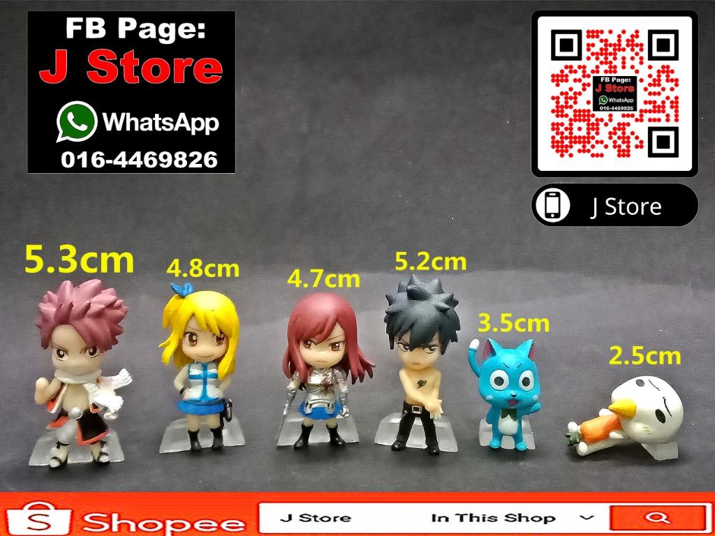 Fairy tail figure set hotsell