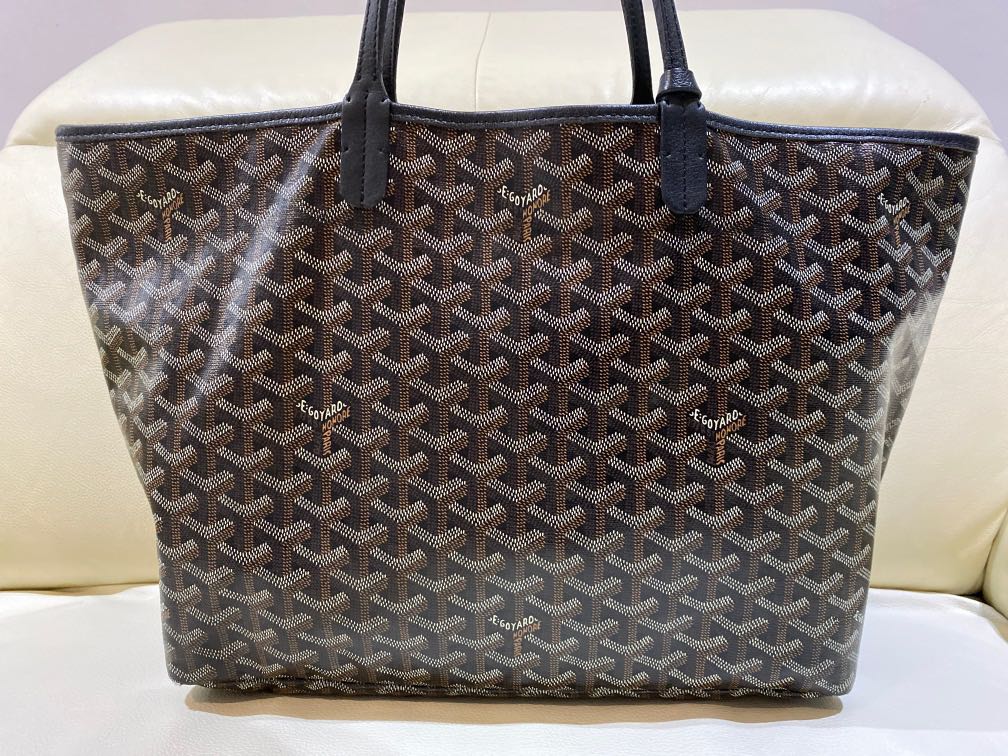 Maison Goyard Saint Louis PM Bag (Black and Brown), Luxury, Bags & Wallets  on Carousell