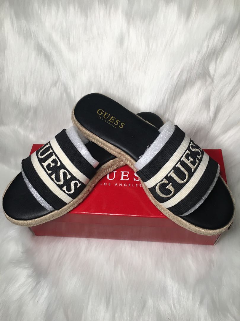 Guess carlita espadrille slide sandals best sale