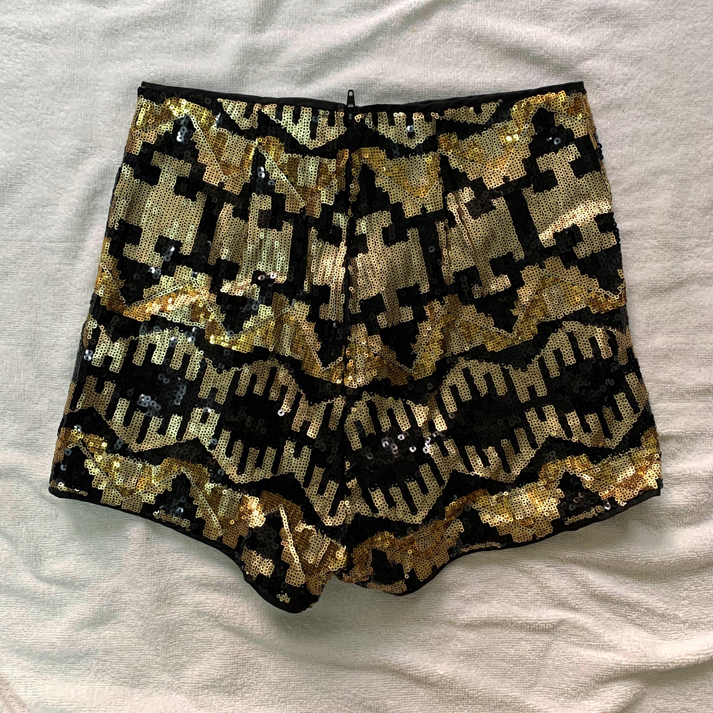 H M Sequin Shorts