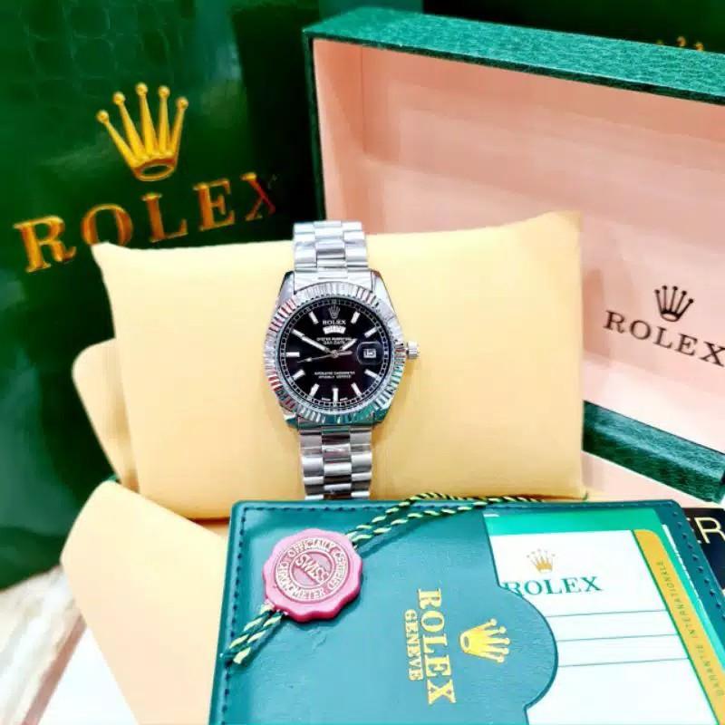 Jam Tangan Rolex premium complete cocok buat kado pakai sendiri ekonomis keren Fesyen Wanita Jam Tangan di Carousell