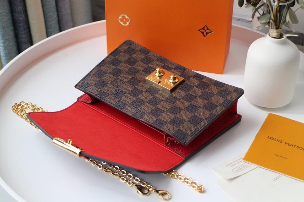 LV n60287 croisette chain wallet, Women's Fashion, Bags & Wallets,  Cross-body Bags on Carousell