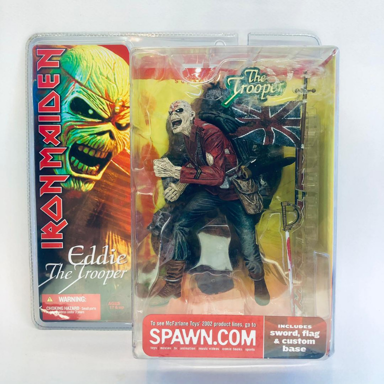 Iron maiden eddie the shop trooper mcfarlane action figure