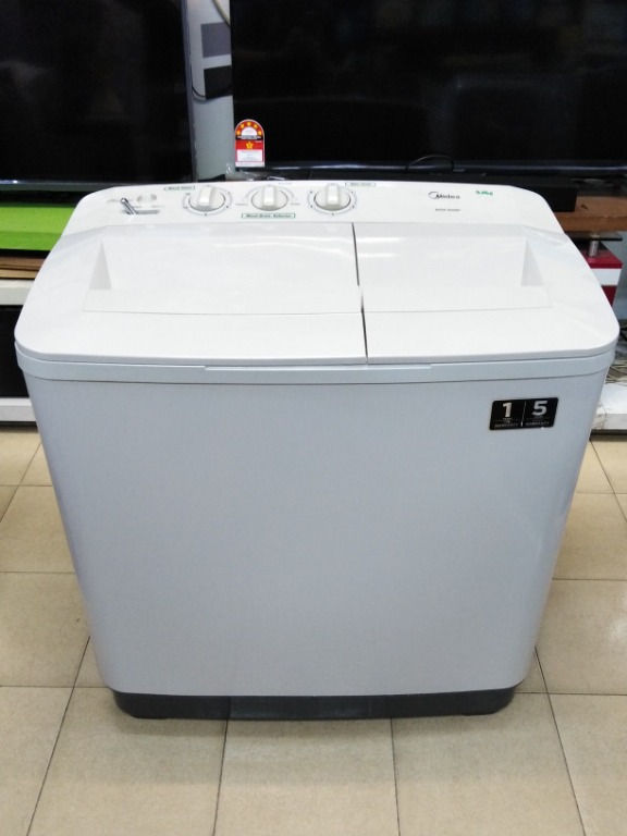 Midea 9kg Semi Auto Washing Machine Washer Mesin Basuh New Set Display Set Electronics Others On Carousell
