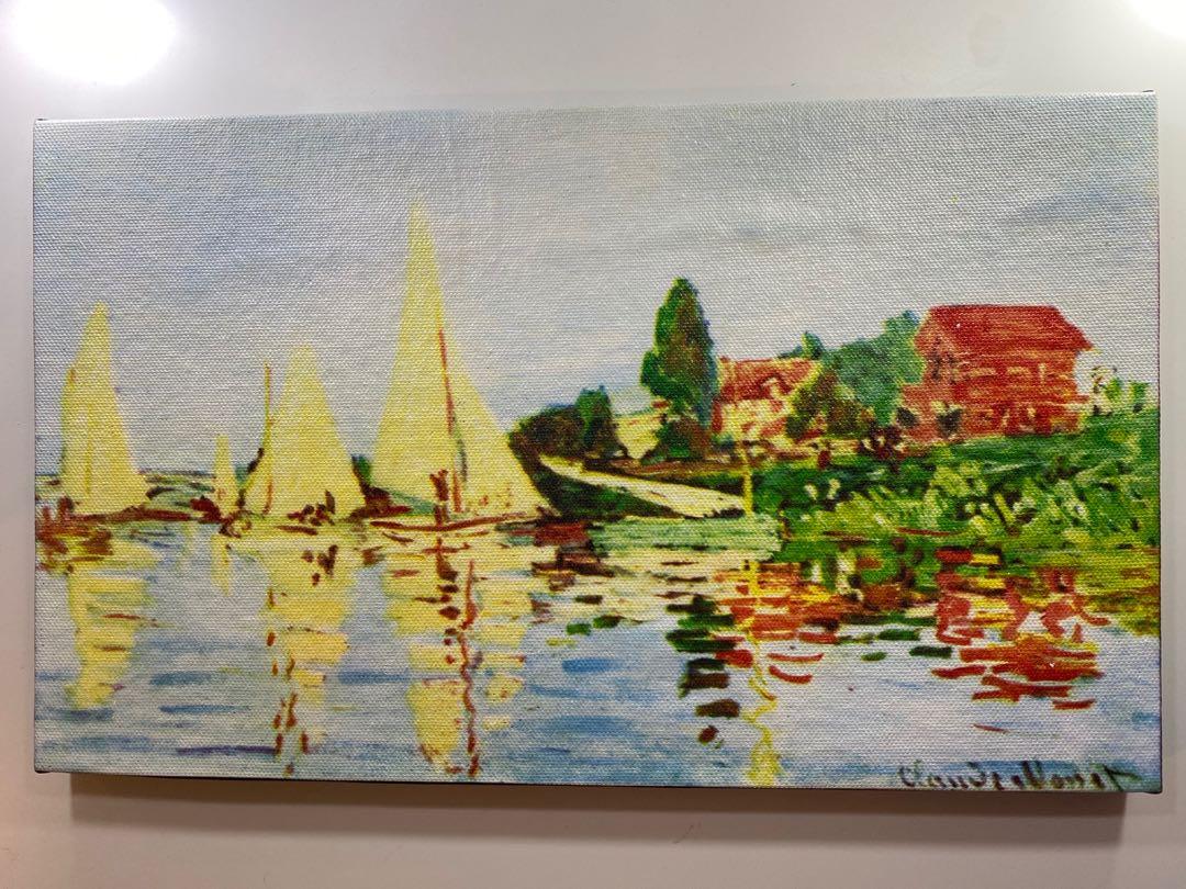 Monet painting (Category: Art & Prints) located in Pasig City. Submitted by kprelovedstuff (Listing ID 1048532092, Image 1). Description: 9 x 12 inches.