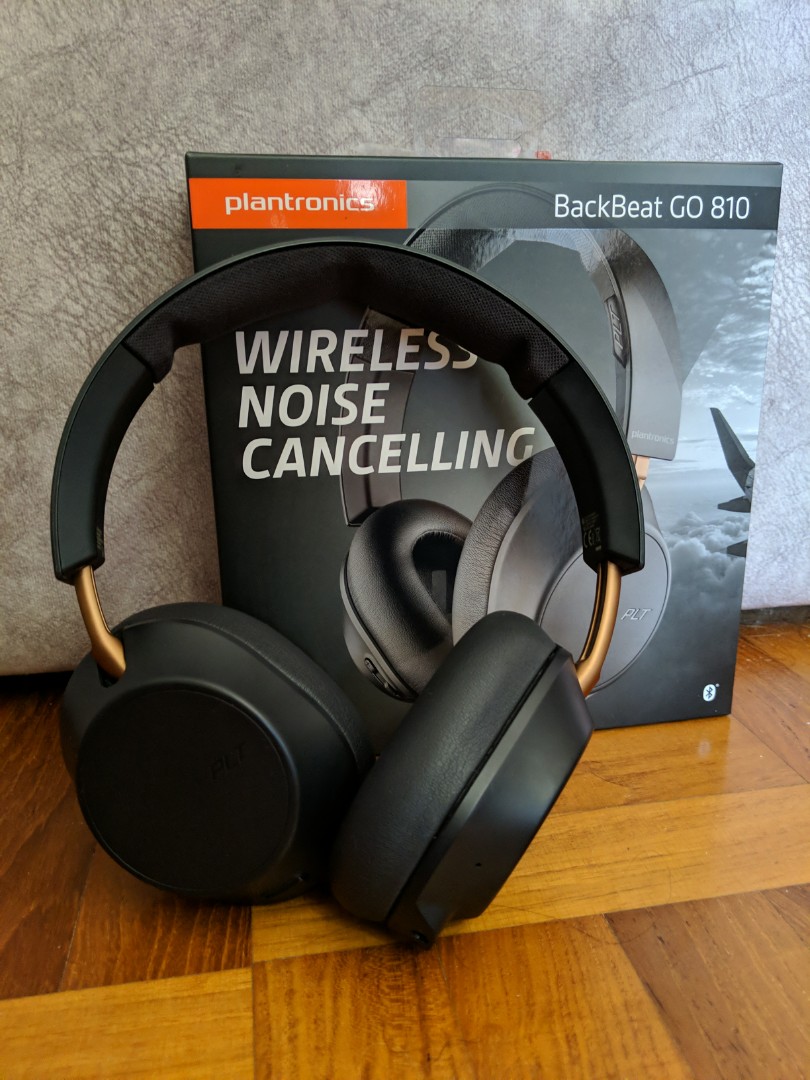 plantronics noise cancelling headphones with mic