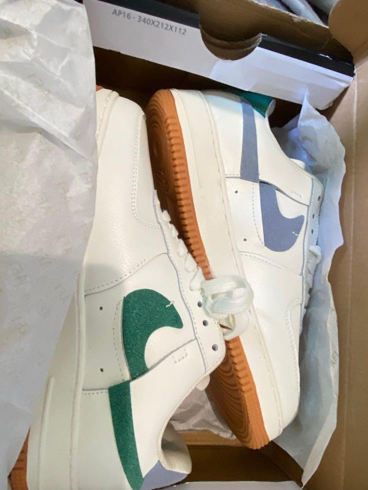 Nike Air Force 1 Dual airway, Women's Fashion, Shoes, Sneakers on Carousell