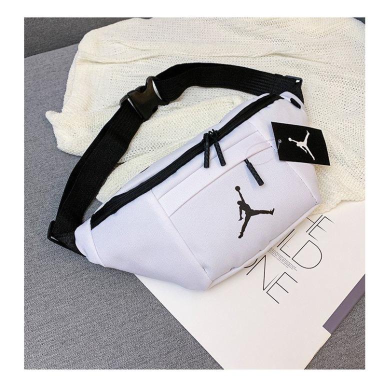 Nike air jordan white waist bag hot sale