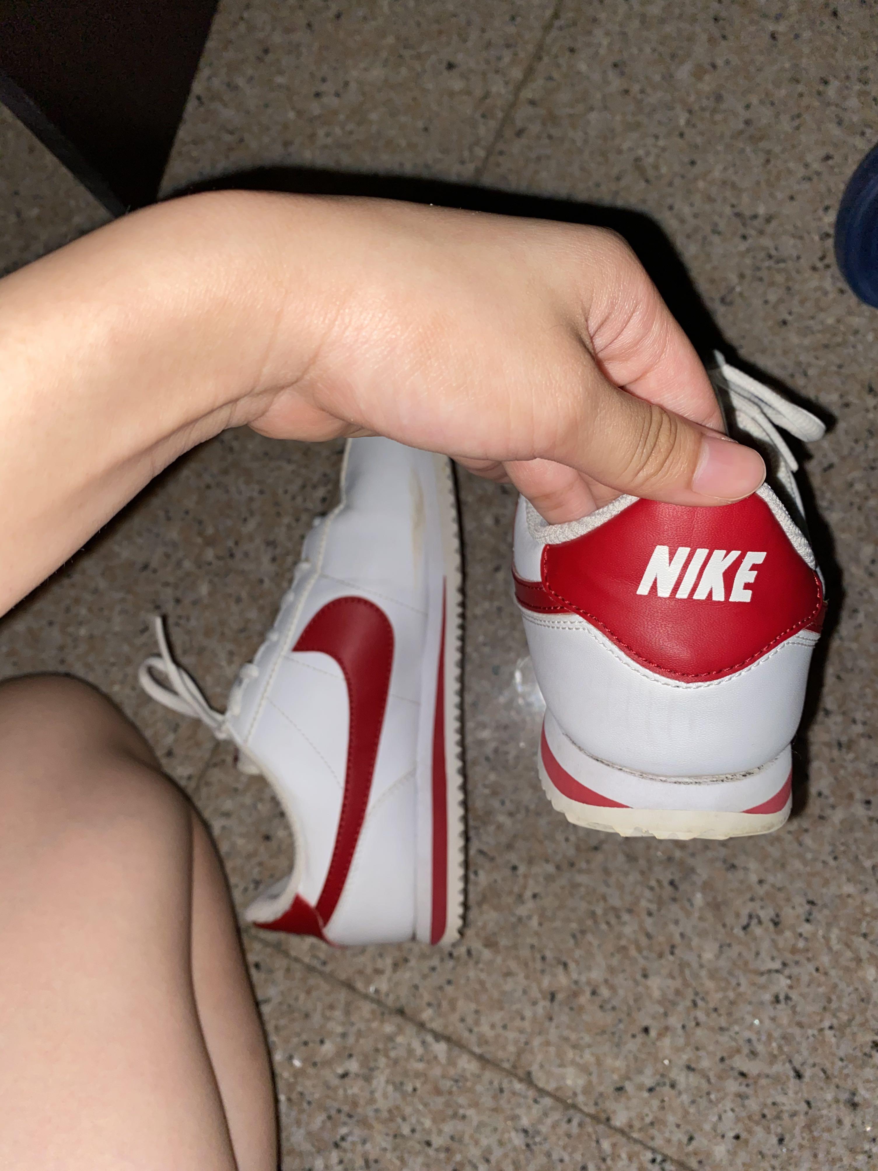 Nike Cortez Junior Sneakers White Red