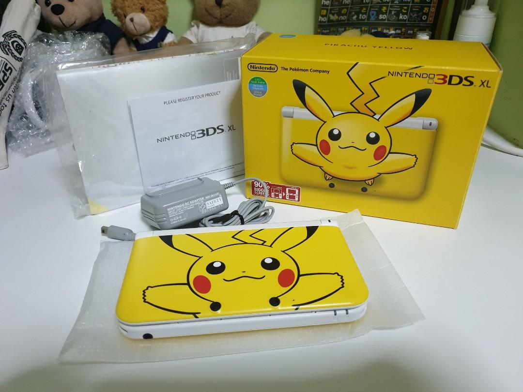 nintendo 3ds xl pikachu edition