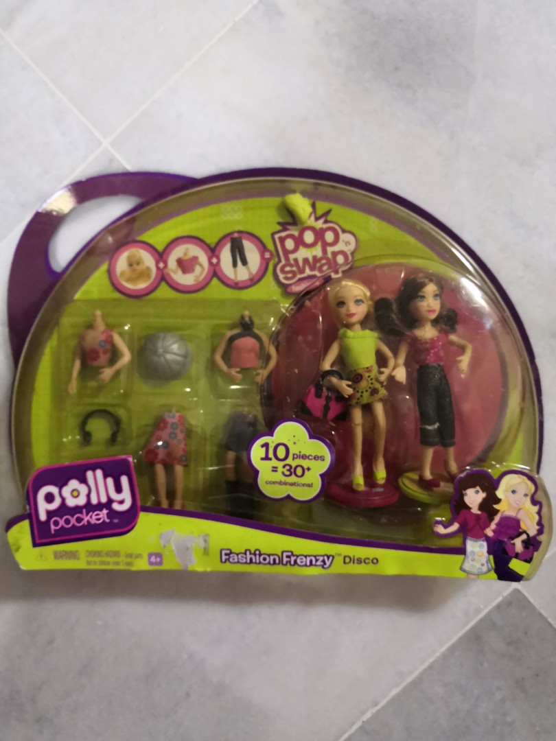 Polly Pocket Pop 'N Swap Fashion Frenzy - Dance ドール 人形