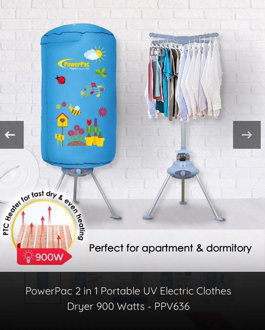 Powerpac sales clothes dryer