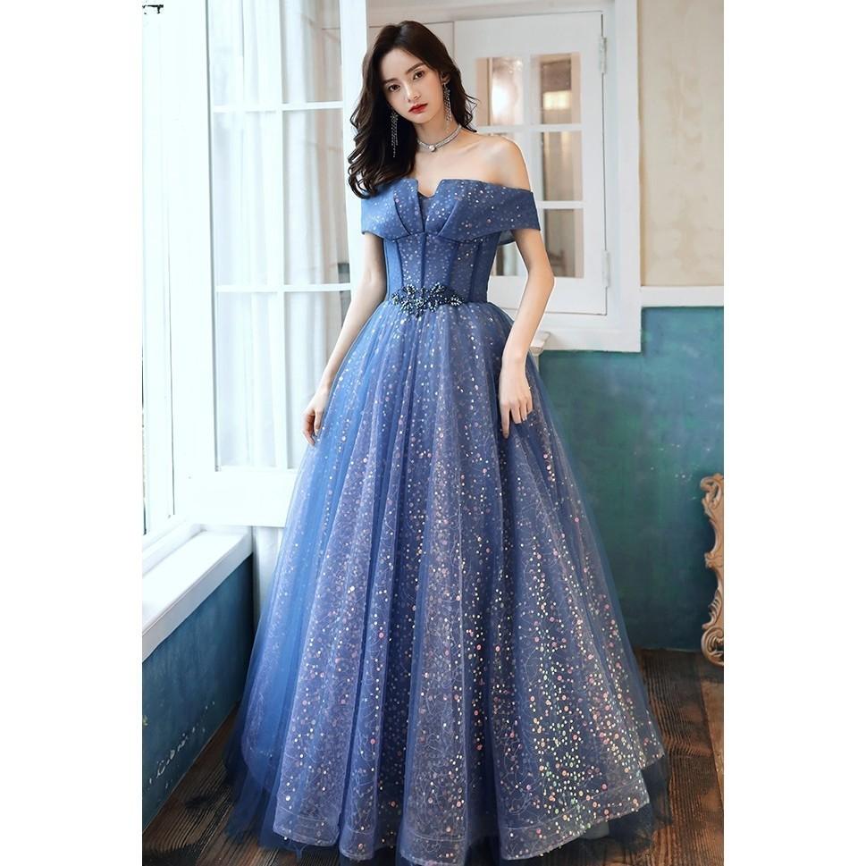 off the shoulder prom dress cheap