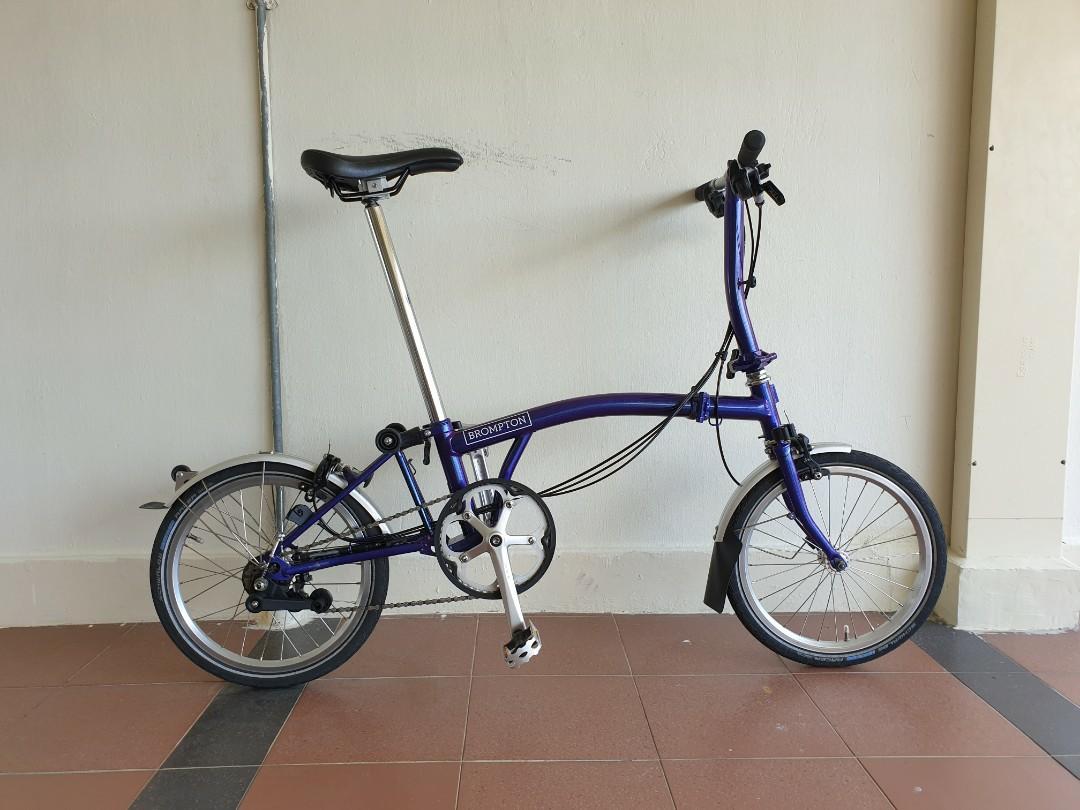 brompton purple metallic