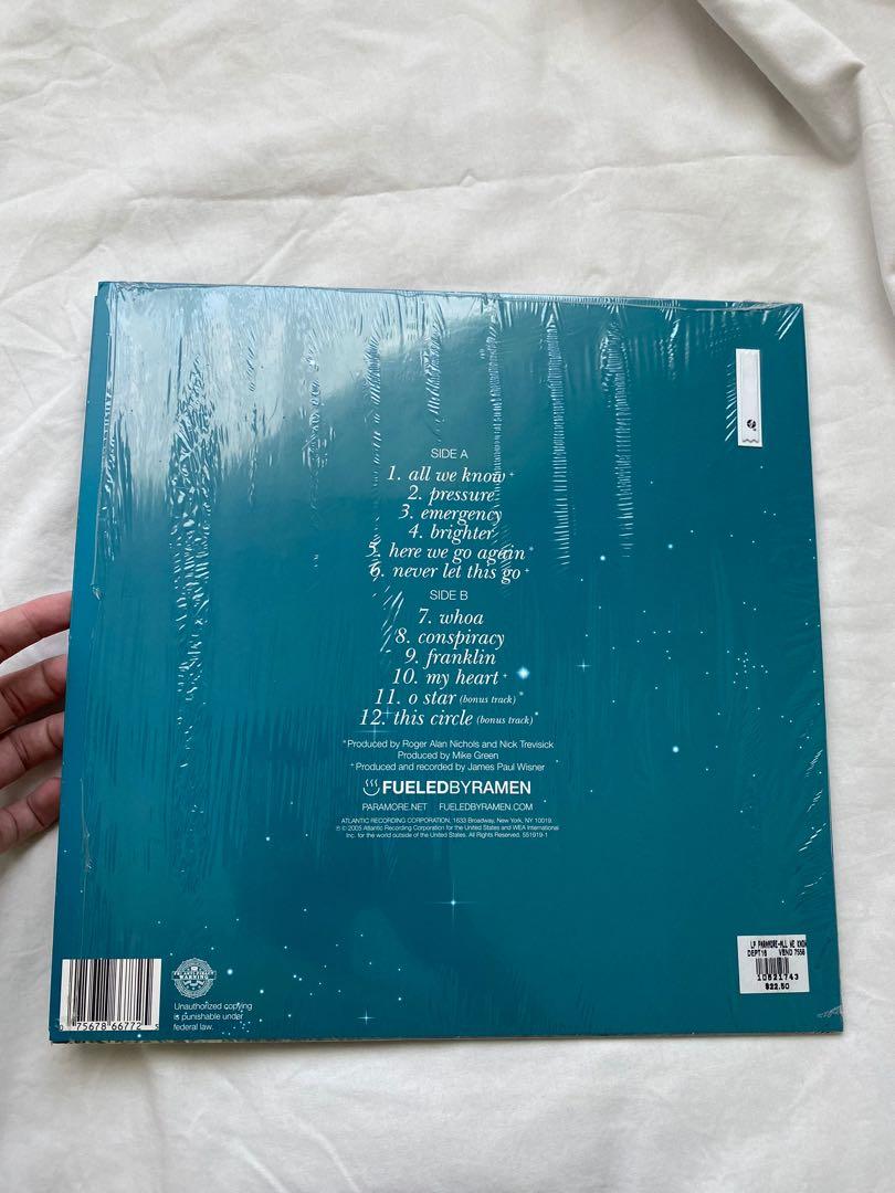  ***RARE PARAMORE VINYL - ALL WE KNOW IS FALLING