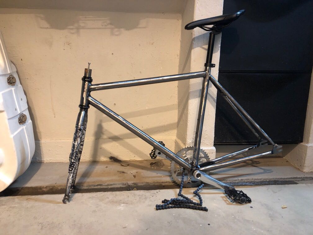 raw fixie frameset NO RESERVING FCFS