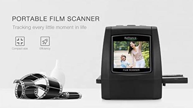 EC018 Scanner Per Pellicole E Diapositive 35mm, 110/135/126/Super 8 – Risoluzione 22MP Con Schermo LCD 2.4"