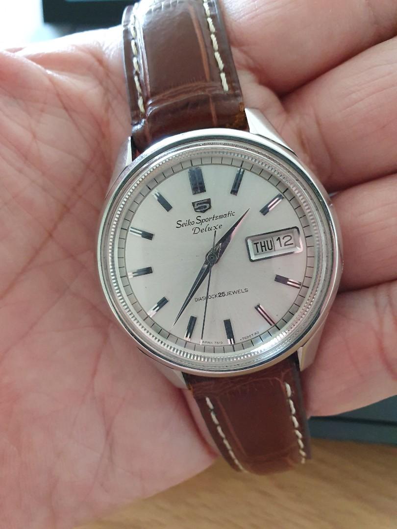 Seiko Sportsmatic 5 Deluxe 25J Luxury Watches on Carousell