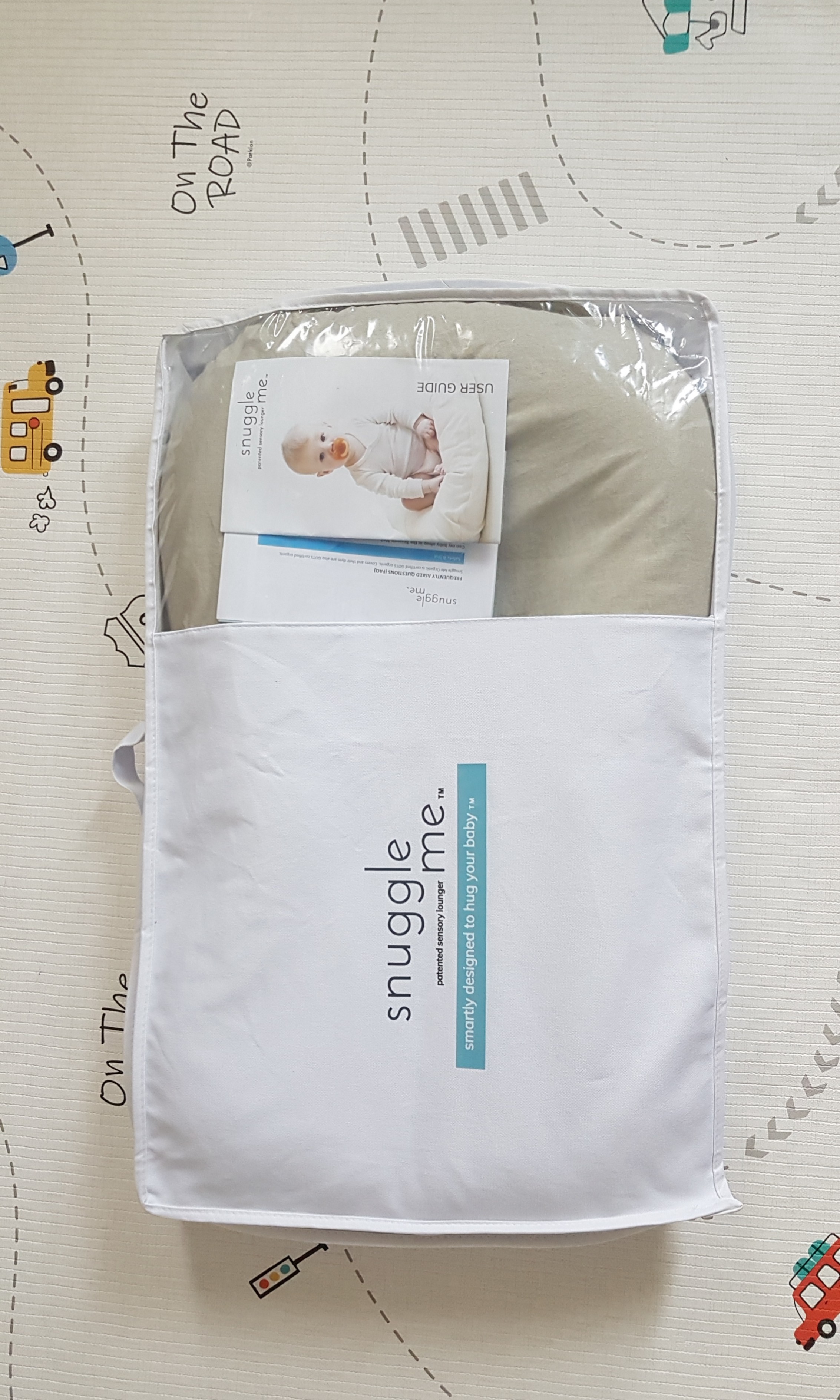 Snuggle me organic patented sensory lounger for best sale baby