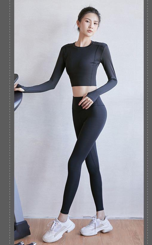 Female Sport Wear/Yoga exercise tight fitting outfit (full set), Women's  Fashion, Activewear on Carousell