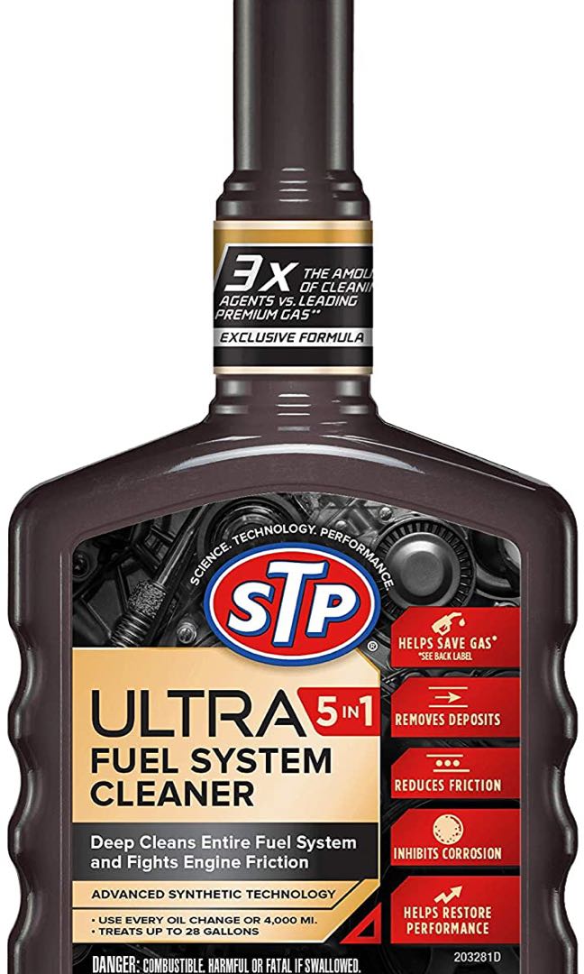 STP Ultra 5 in 1 Fuel System Cleaner, Car Accessories, Accessories on