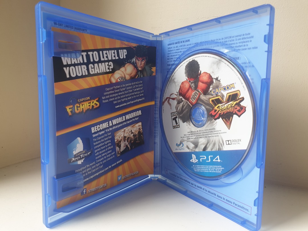 Street Fighter V (ps4, all regions) (Category: PlayStation) located in Quezon City. Submitted by itemsforadoption (Listing ID 1048577457, Image 2). Description: Rfs: Coming back from my quarantine break to post more items to sell. I'll probably post more than 50 items over the course of these few days. Decluttering old games that I have either finished or don't play anymore Item Description: Rise up and get your game on with street fighter V! Tim