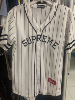 Supreme Nike Leather Baseball Jersey Black - FW19, Men's Fashion, Tops &  Sets, Tshirts & Polo Shirts on Carousell