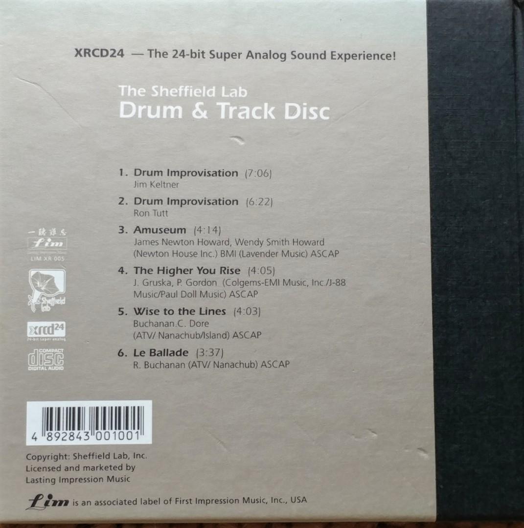 The Sheffield Lab Drum & Track Disc XRCD24, 興趣及遊戲, 收藏品及