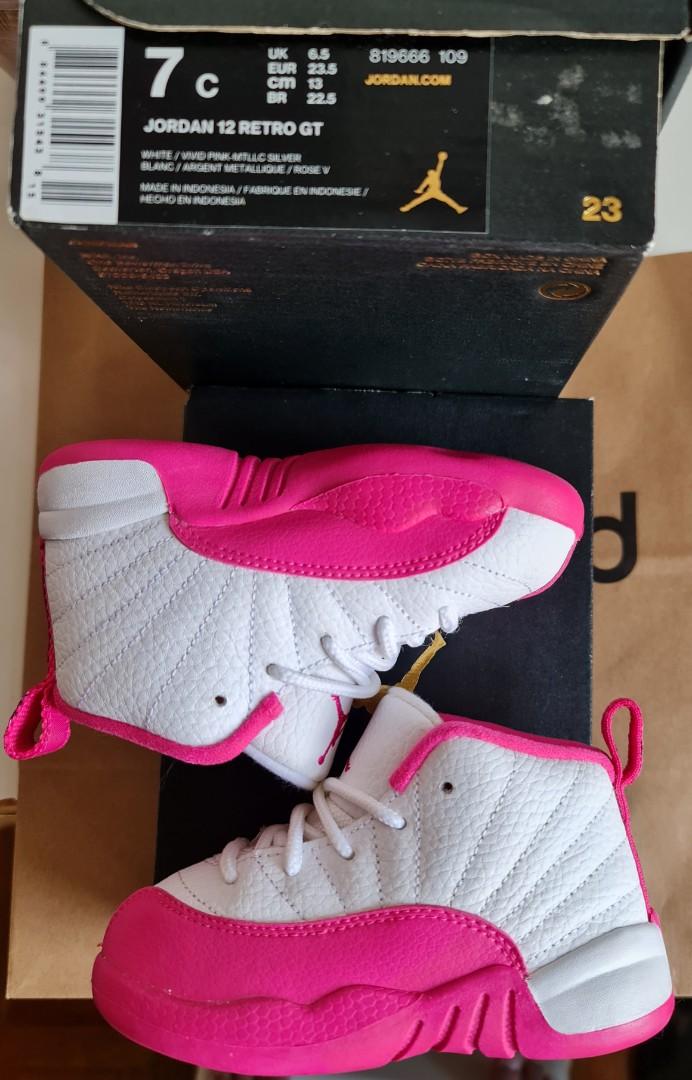 Toddler Jordan 12 Retro GT size 7C Babies Kids Babies Kids