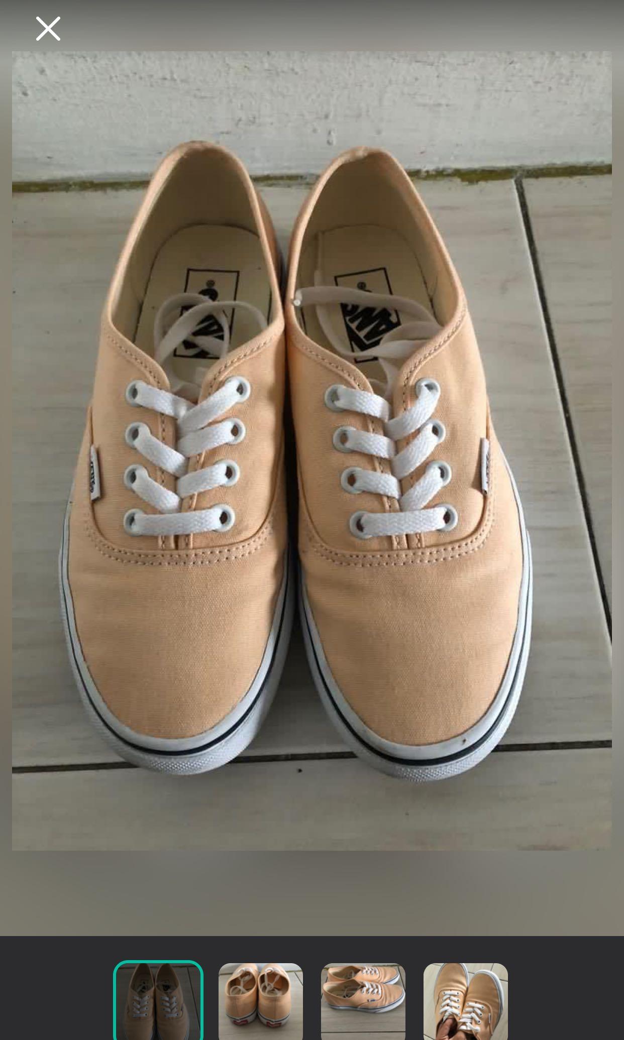 peach colour vans