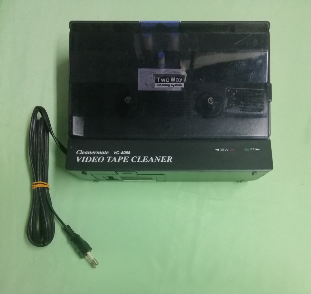 VIDEO TAPE CLEANER (CLEANERMATE VC8088) 2 WAY Cleaning System, Hobbies