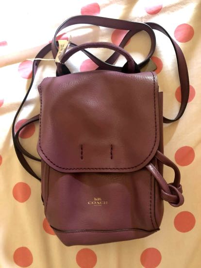 vintage coach mini backpack