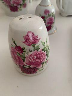 Vintage Floral Porceline