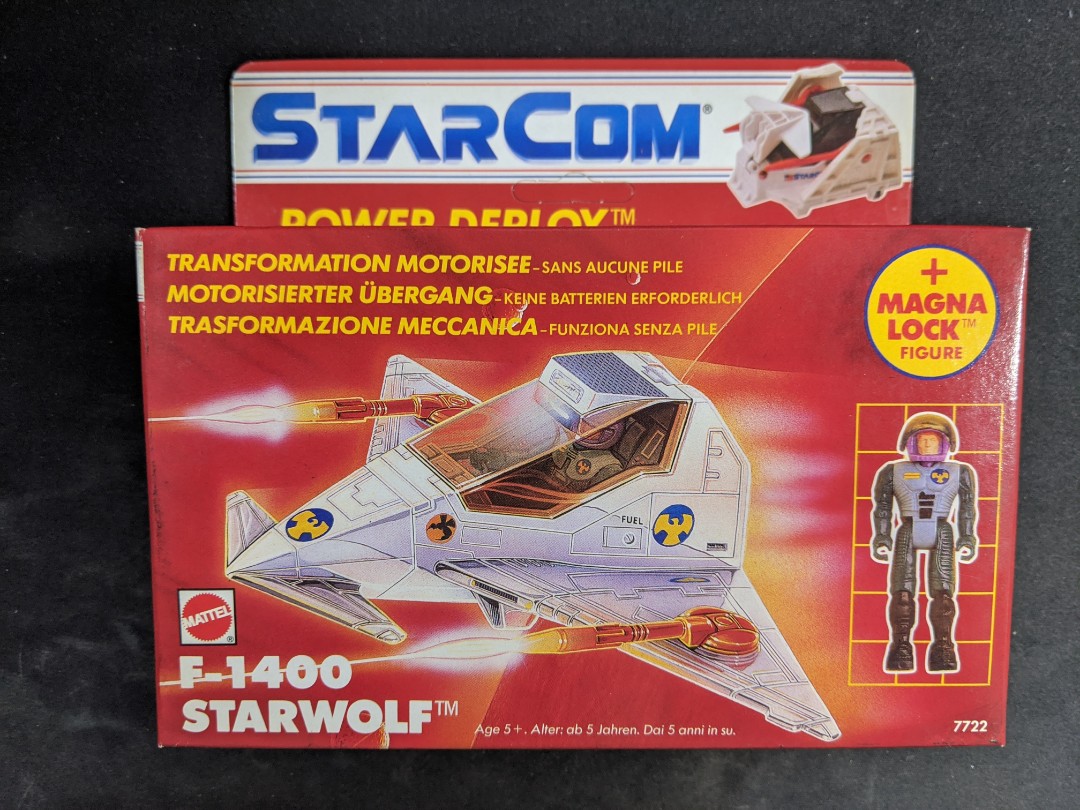 Fusee figurine Starcom F-1400 Starwolf Astro de Combat Vintage 1986 Mattel Macao | UK