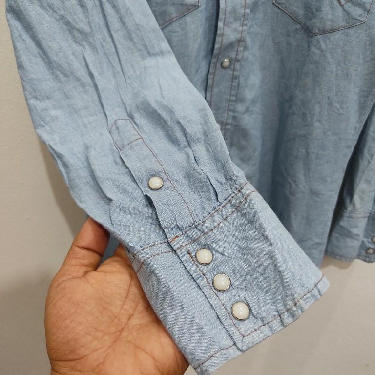 90s Wrangler Pearl Snap Button Shirt — Nothing New