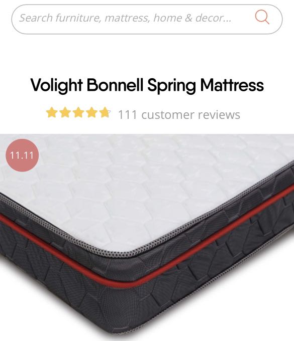 Volight bonnell shop spring mattress